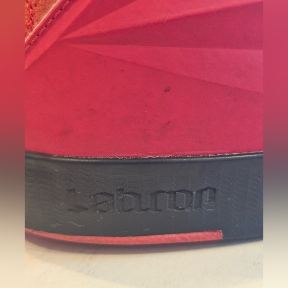 Nike Lebron 11 NSW Lifestyle Red Black Sneakers 616766 600 MENs Size 12 - Picture 5 of 8